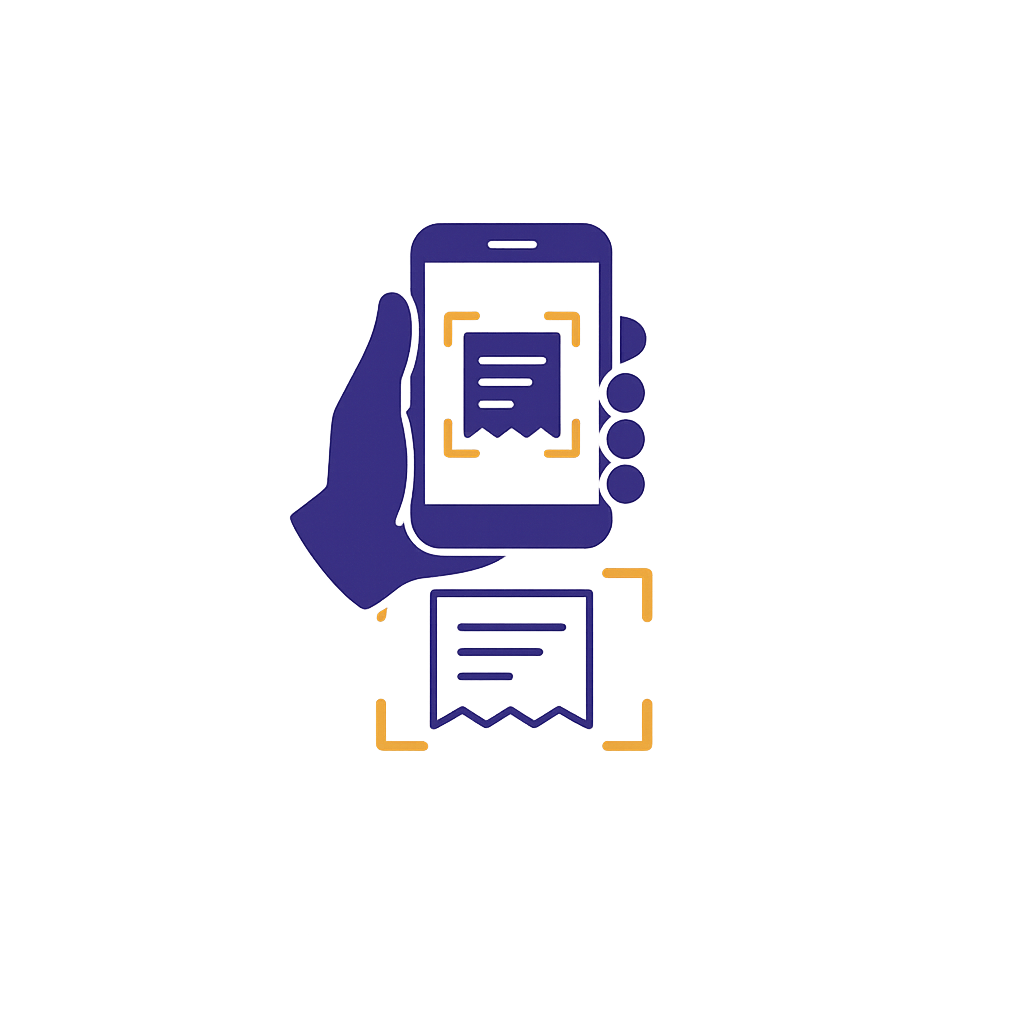 Scan receipt at checkout